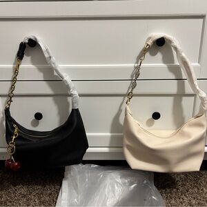 2 shoulder bags 2 purse strap extenders 1 charm keychain